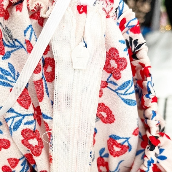 Lulu’s Floral Strapless Midi Dress - Picture 6 of 15